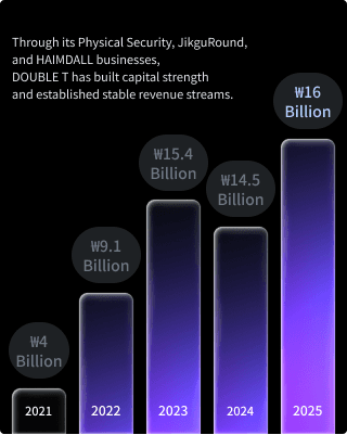 DOUBLE T annual revenue trend